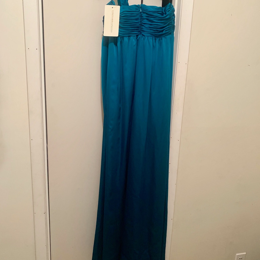 Priscilla Of Boston One Sleeve Evening Dress